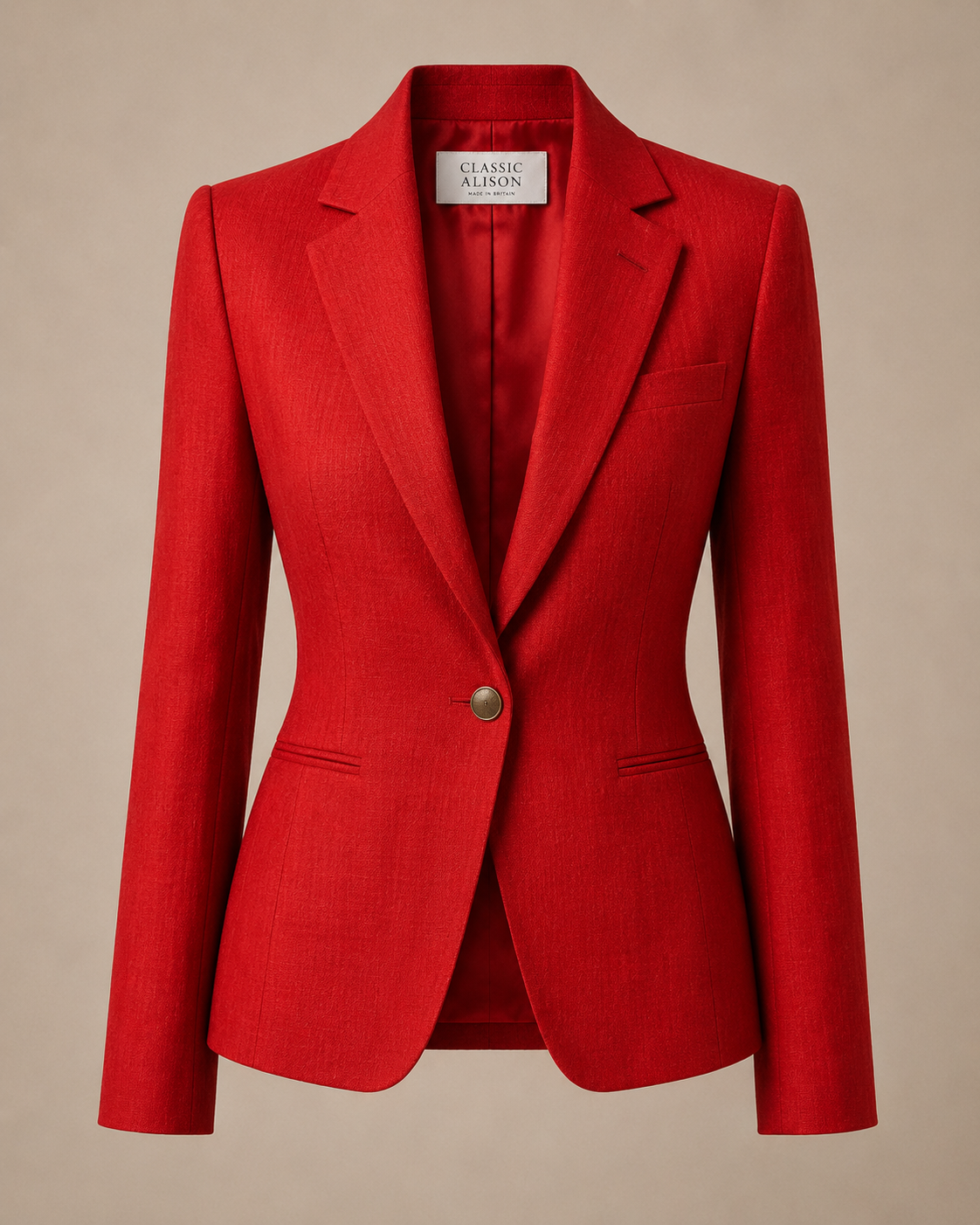 Women's Premium Linen Tailored Jacket – The Signature Jacket
