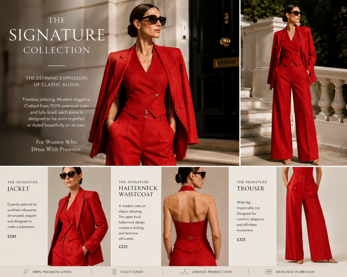 Women's Premium Linen Tailored Jacket – The Signature Jacket